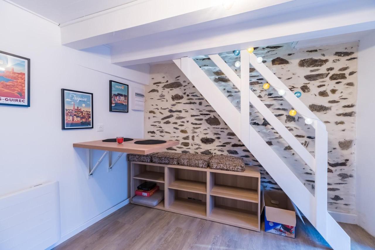 Ferienwohnung Logement Duplex Au Coeur De Tréguier Exterior foto